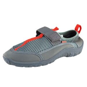Northside Youth Boys Water Shoes Size 3‎ Gray Mesh Slip-On Lightweight Swim